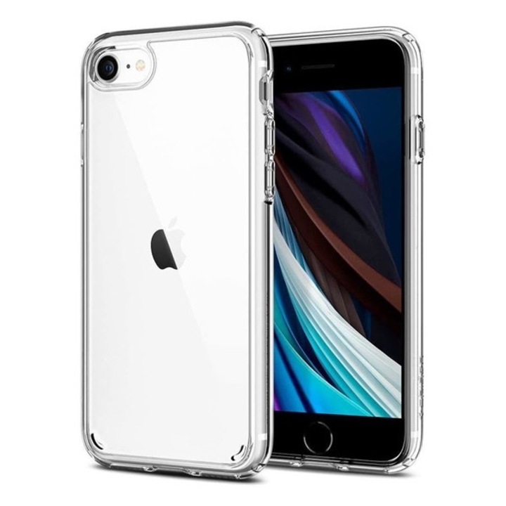 Apple iPhone 7 / 8 / Se (2020) / Se (2022) Spigen Ultra Hybrid Műanyag Telefonvédő (Közepesen Ütésálló, Szilikon Légpárnás Keret) Átlátszó