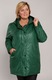 Kapucnis dzseki dekoratív béléssel, MDR24, zöld, 52-es méret