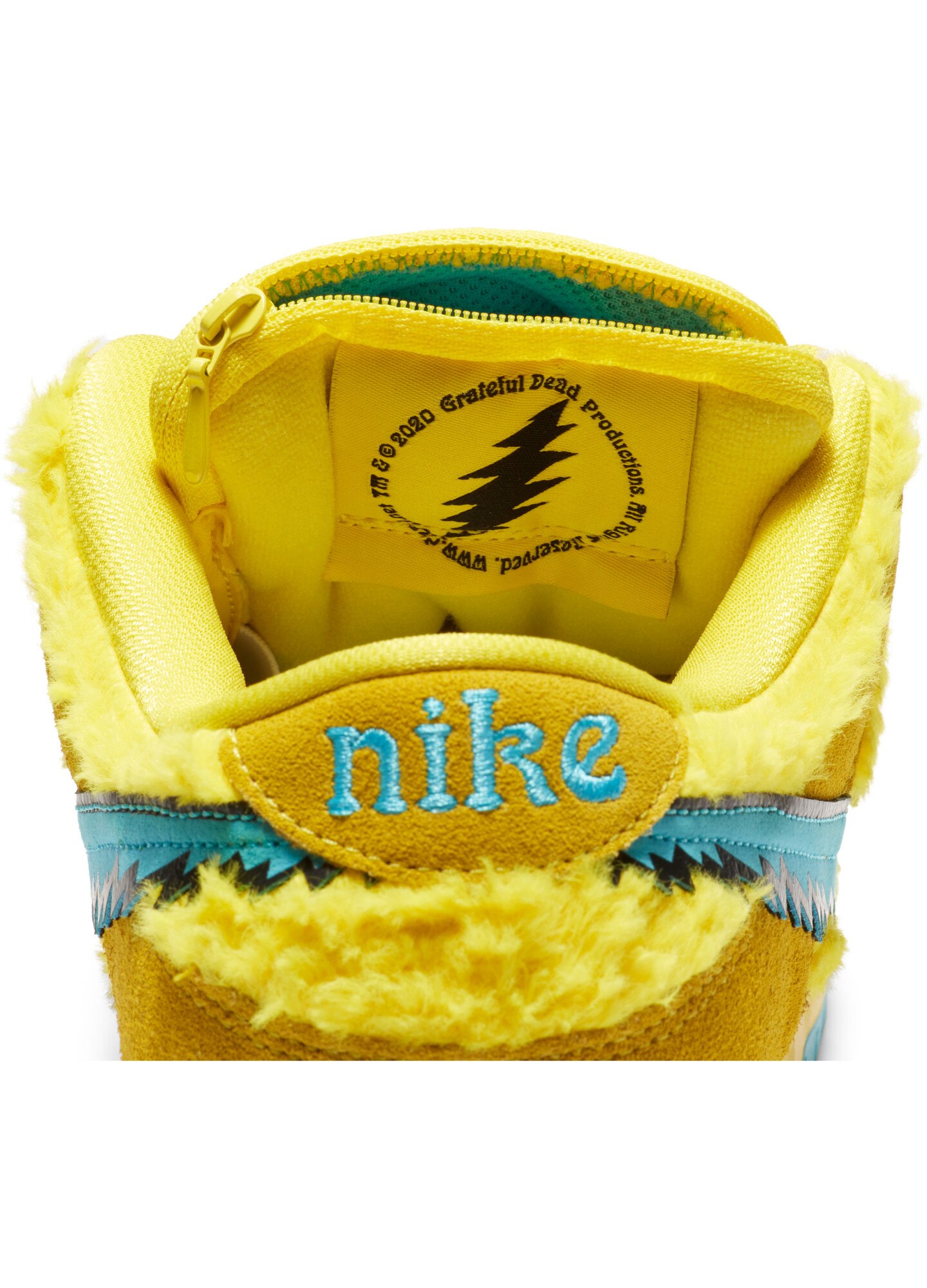 Pantofi sport Nike SB x Grateful Dead Dunk Low Pro QS Opti Yellow