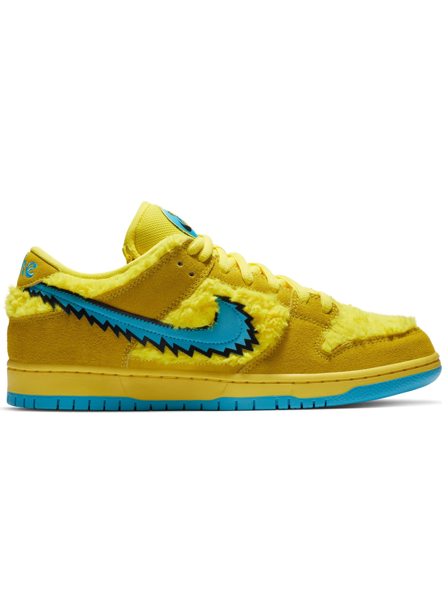 Pantofi sport Nike SB x Grateful Dead Dunk Low Pro QS Opti Yellow
