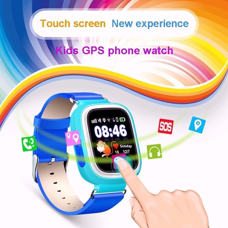 Ceas smartwatch pentru copii, Qyntech®, WI-FI, slot microsim card ...