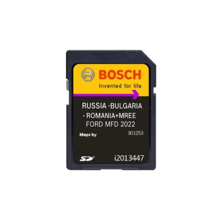 Card SD Harta Navigatie GPS Ford MFD (navigatie mica) pentru Focus Fiesta Kuga C-Max, Transit, Ranger Romania Europa 2022 ultima editie (2 sd carduri) Europa completa