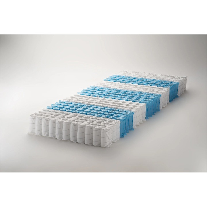 Saltea ortopedica, Sleepy, Exclusive Hybrid Cool Gel, 164x190x22 cm, spuma cu memorie, fermitate medie