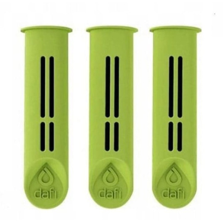 Set 3 filtre pentru sticla, Dafi, Verde, 150 L