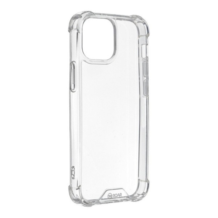 Пластмасов протектор за телефон Apple iPhone 13 Roar Jelly Armor (силиконова рамка, средна удароустойчивост, ъгъл с въздушна възглавница) прозрачен