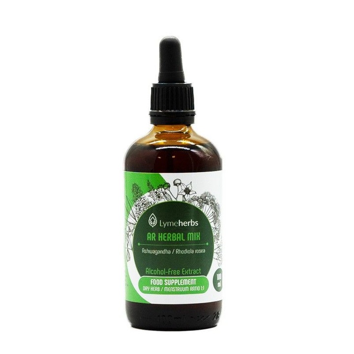 AR Herbal Mix Extract fara alcool 1:1, Lymeherbs, 100 ml