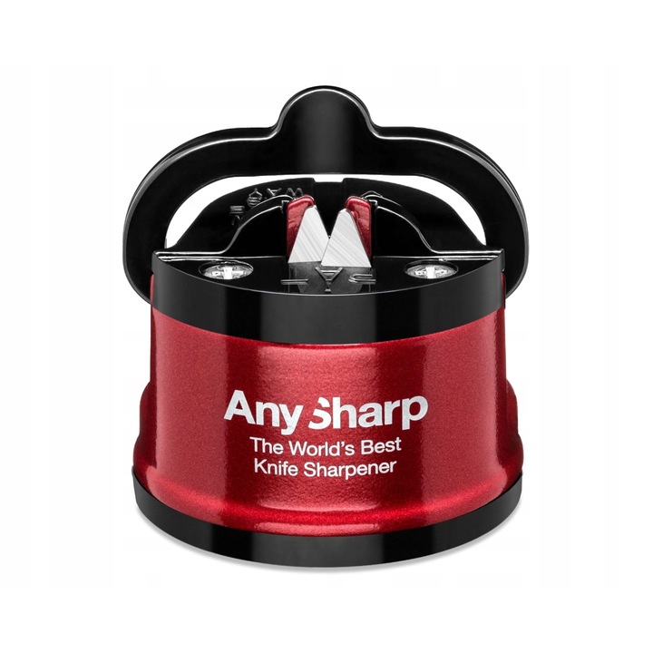 Ascutitor de cutite, AnySharp, Metal, Rosu
