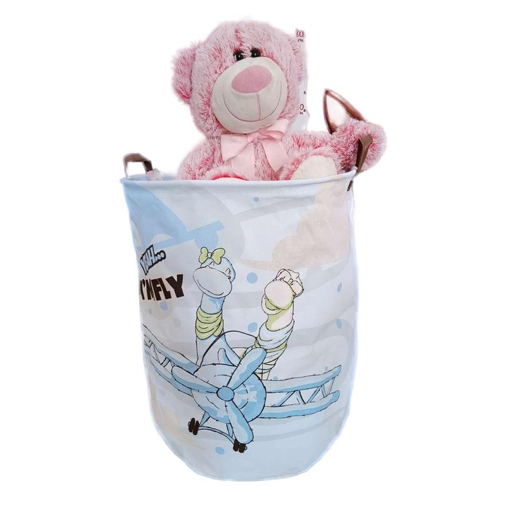 Cos pentru jucarii, Ecarla, 40x50cm, Multicolor