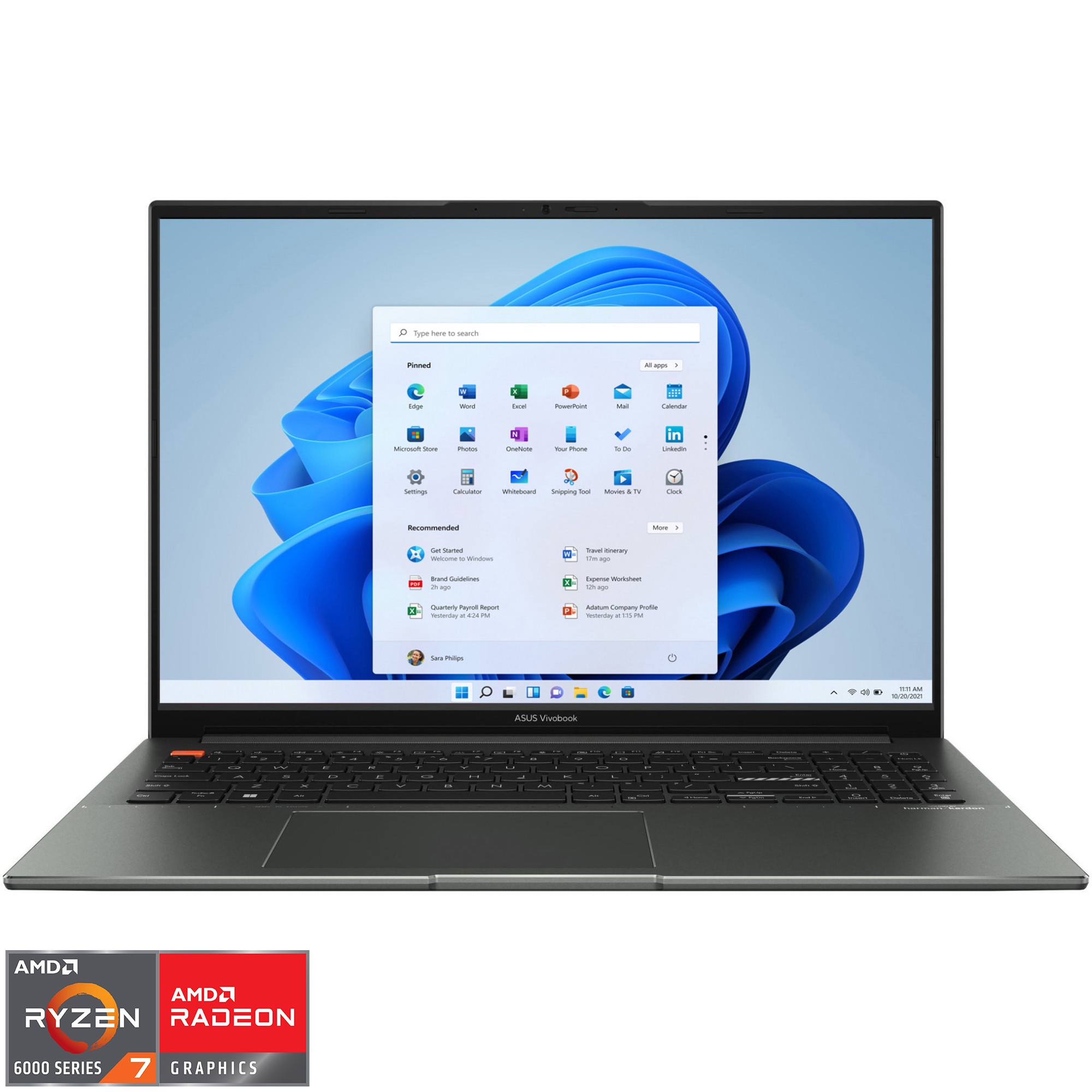 Laptop ASUS VivoBook S16X M5602RA-KV046W cu procesor AMD Ryzen 7