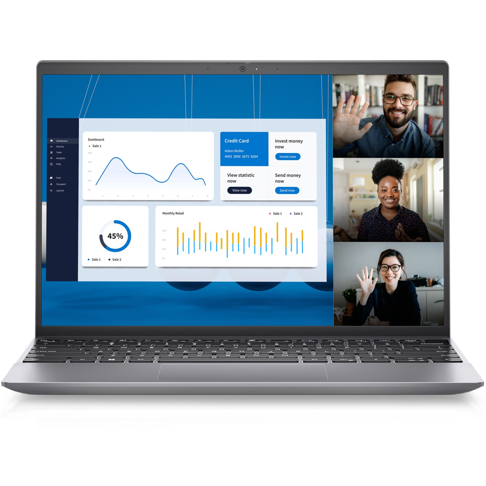 Laptop Dell Vostro 5320 cu procesor Intel Core i7-1260P, 13.3inch