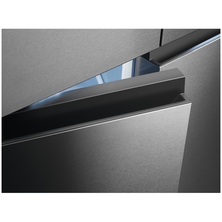 Side by side AEG RMB952E6VU, 522 l, No frost, Casa E, Afisaj LCD, Touch control, Iluminare LED, H 190 cm, Inox