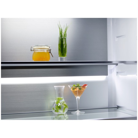 Side by side Electrolux ELT9VE52U0, 522 l, No frost, Clasa E, Afisaj LCD, Touch control, Iluminare LED, H 190 cm, Inox