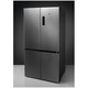 Двукрилен хладилник Side by side AEG RMB952E6VU, 522 л, No frost, House E, LCD дисплей, Сензорно управление, LED осветление, H 190 см, Неръждаема стомана