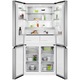 Двукрилен хладилник Side by side AEG RMB952E6VU, 522 л, No frost, House E, LCD дисплей, Сензорно управление, LED осветление, H 190 см, Неръждаема стомана