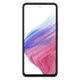 Szilikon tok Samsung Galaxy A53-hoz, szilikon TPU és mikroszálas belső, kameravédelem, fekete