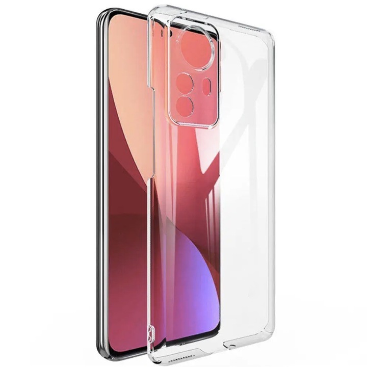 Husa de silicon 2mm pentru Xiaomi 12 Pro, Crystal Clear, Slim Fit, Protection Camera, Transparent