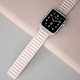 Gumi szíj Mágneses szíj kompatibilis az Apple Watch 1/2/3/4/5/6/SE 38/40mm fekete