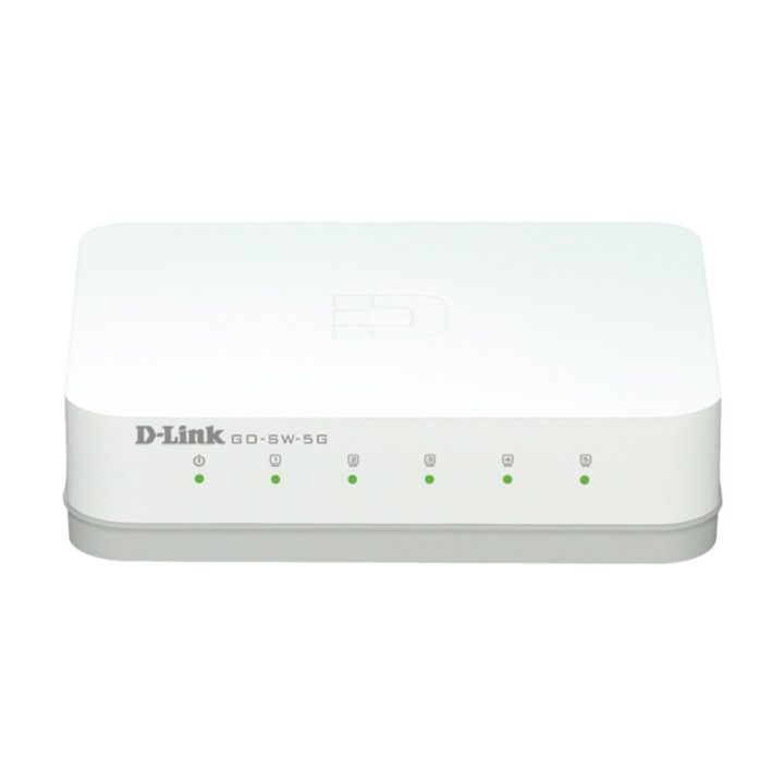 Суич D-Link GO-SW-5G, 5-Port 10/100/1000Mbps