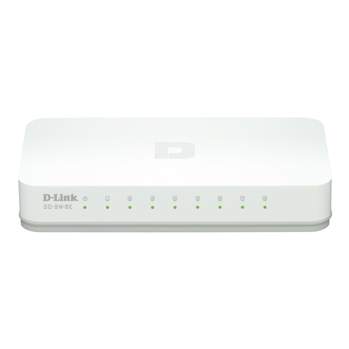 D-Link GO-SW-8E Switch, 8-Port 10/100 Mbps