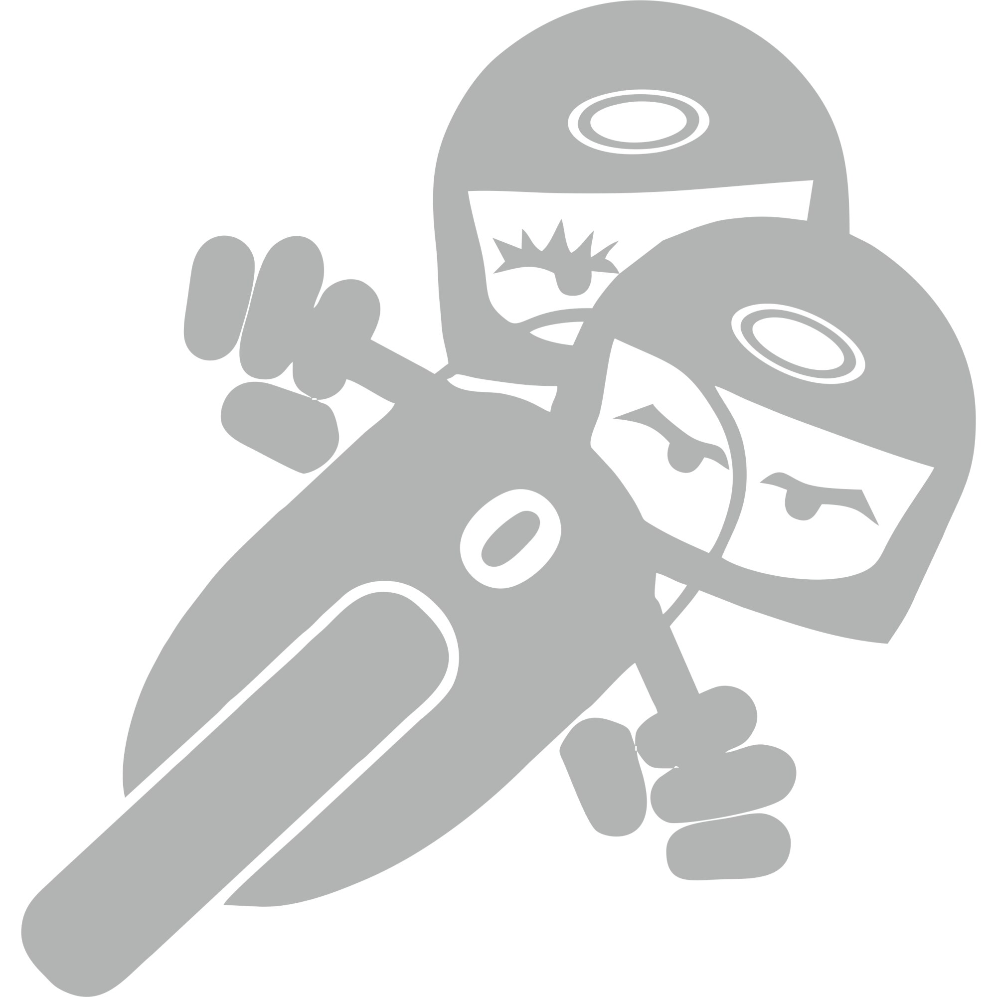 Moroder Sticker Стикер за кола Motoriders, бял, 30 см - eMAG.bg