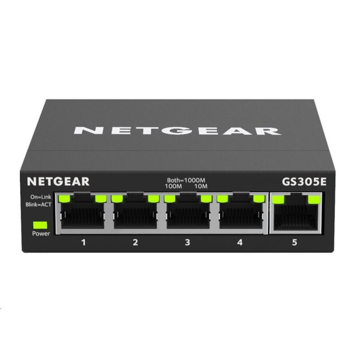 NETGEAR GS305E-100PES Netgear 5PT GIGE S