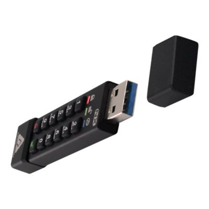 Stick USB Apricorn Aegis Secure Key 3XN, 128GB, USB 3.0 Negru