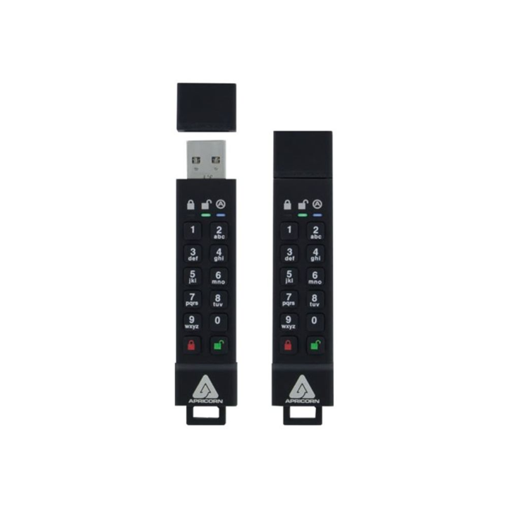 USB памет Apricorn Aegis Secure Key 3z, 16GB, USB 3.1 Черен