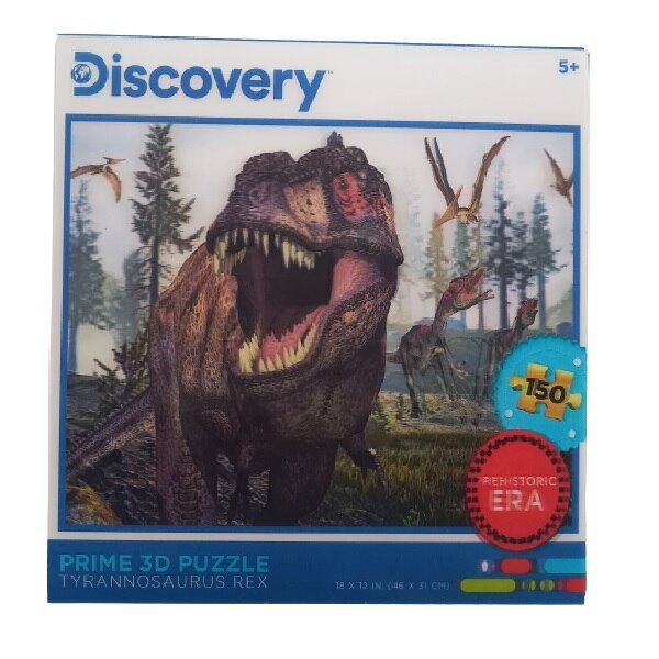 Puzzle Prime 3D Discovery - Tyrannosaurus Rex, 150 piese
