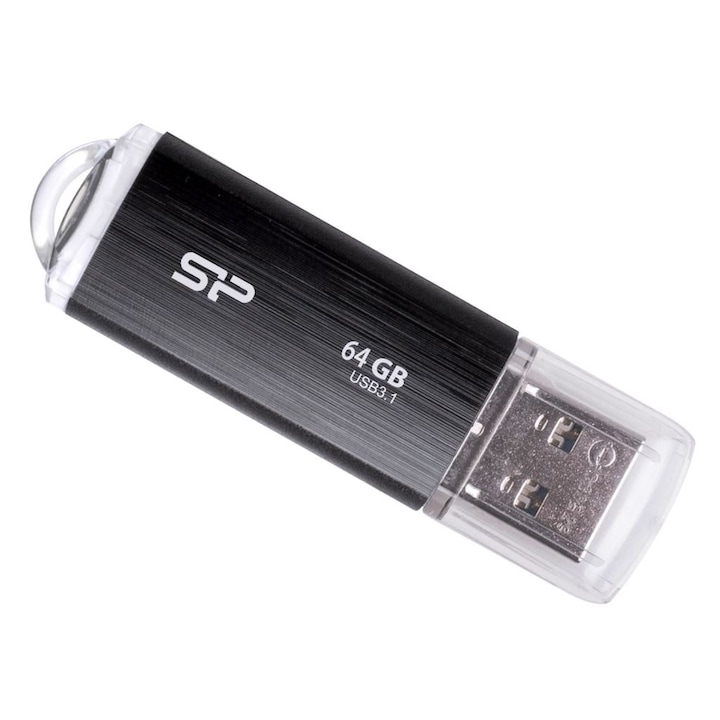 Silicon Power Blaze B02 64GB USB 3.0 pendrive, fekete (SP064GBUF3B02V1K)