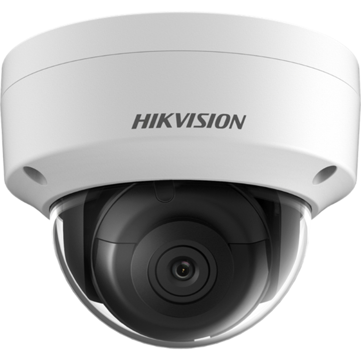Hikvision DS-2CD2143G2-IU IP куполна камера, Вграден микрофон, 4 MP, 2.8 mm, H265+, IP67, PoE, Бял