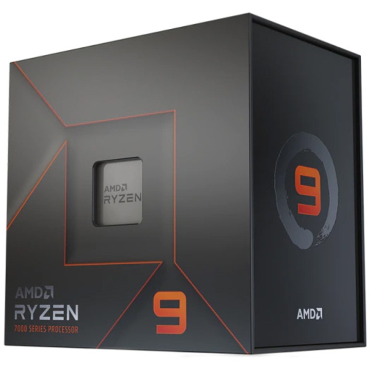 Procesor AMD Ryzen™ 9 7900X, 76MB, 4.7/5.6GHz Max Boost, Socket AM5, Radeon Graphics