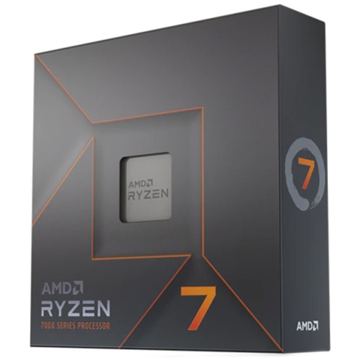 Процесор AMD Ryzen™ 7 7700X, 40MB, 4.5/5.4GHz Boost, Socket AM5, Radeon Graphics