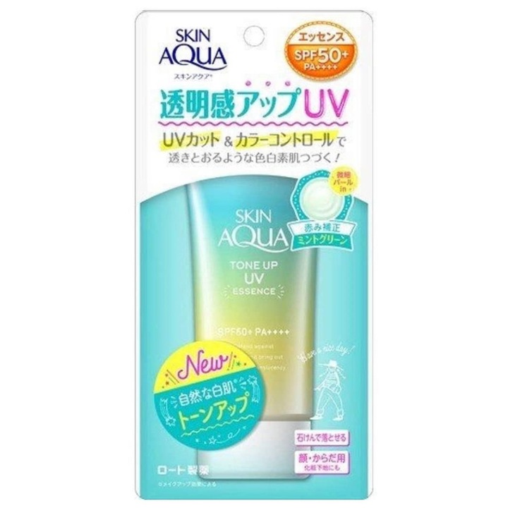 Crema protectie solara, Skin Aqua, Tone Up UV Menta, SPF50+, 80g