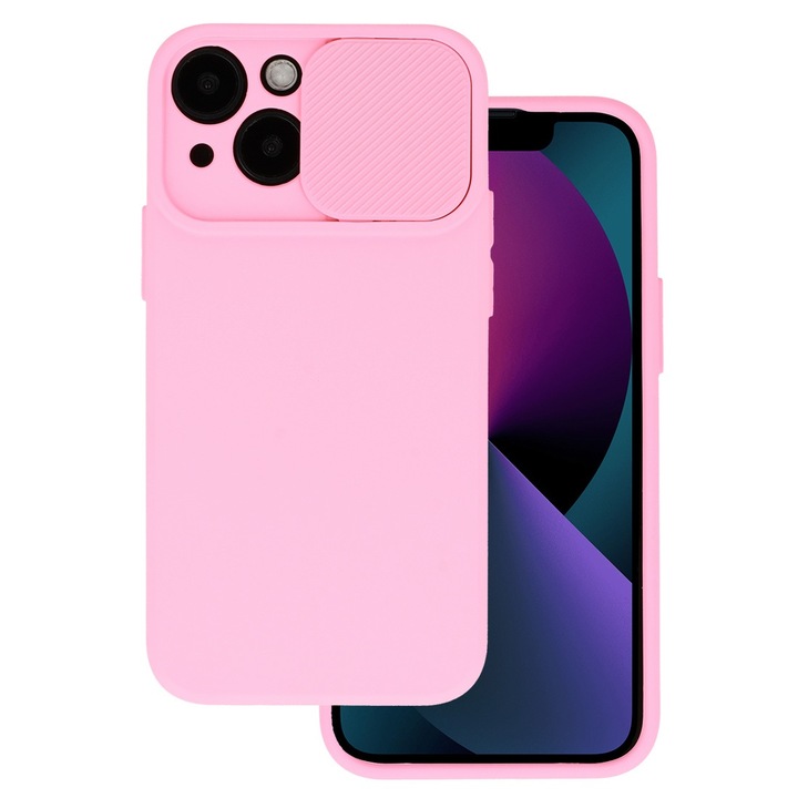 Samsung Galaxy S20 FE kameravédős Soft tok világos rózsaszín