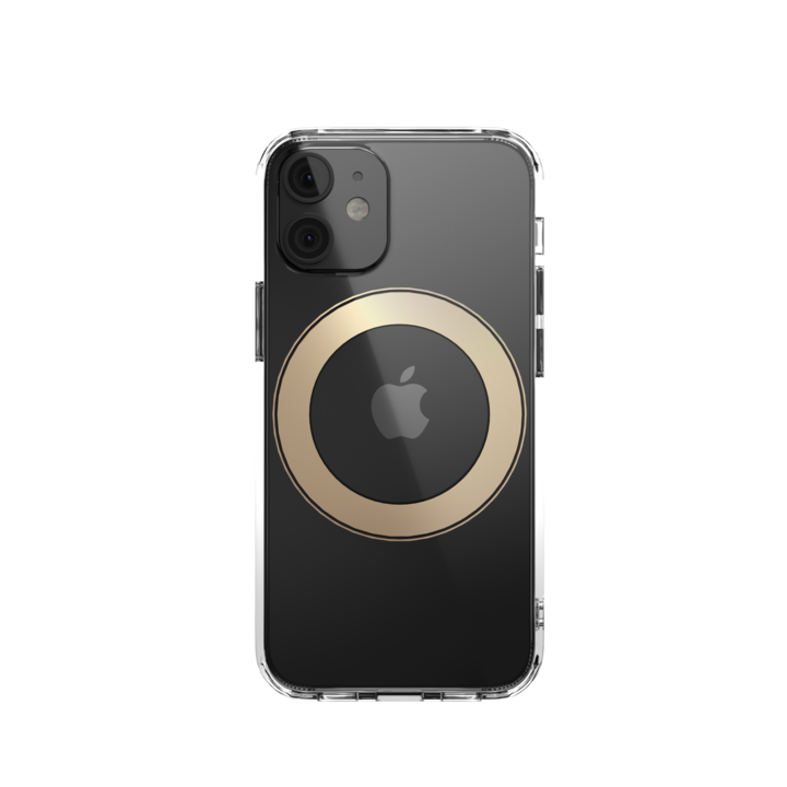Husa de protectie SwitchEasy MagCrush pentru iPhone Mini, TPU/Policarbonat, Auriu