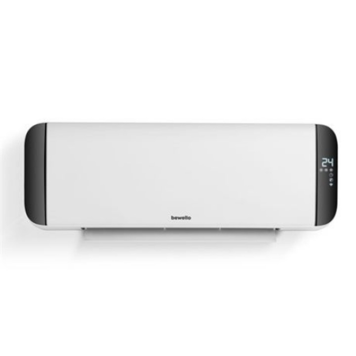 Bewello fali hősugárzó LED kijelzővel 1000/2000W 230V fehér