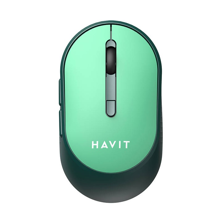 Безжична компютърна мишка Havit ms78gt, универсална, 1200-3200dpi, зелена