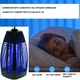 Уред против комари, Насекоми, Мухи, Мощност 6 W, 30 кв.м, UV-A, Подвижна табла за насекоми, 230 V, Черен, 1 бр