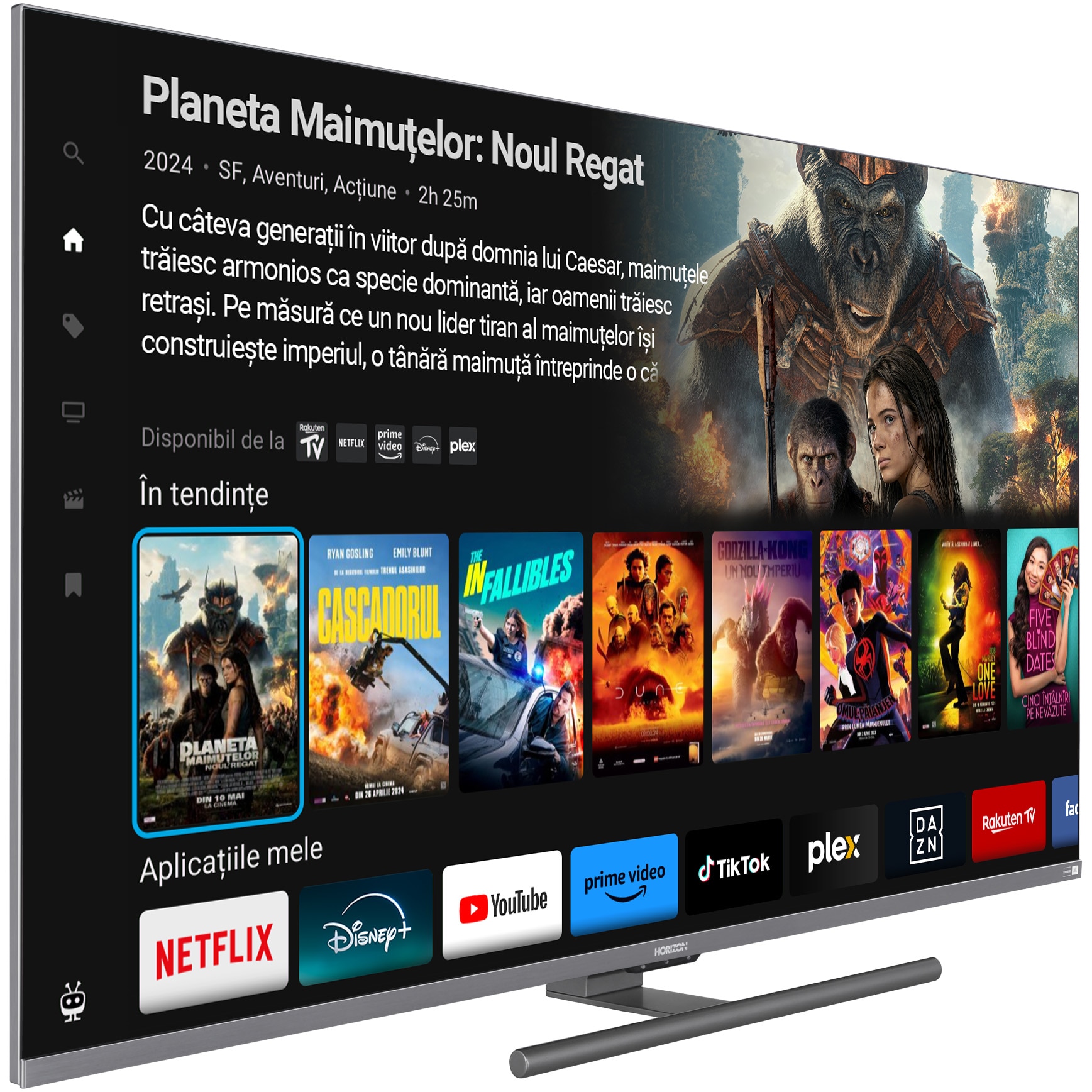 Televizor Horizon QLED 55HQ9730U/B, 139 cm, Smart, 4K Ultra HD