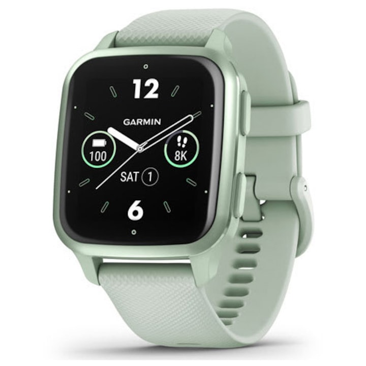 Часовник Smartwatch Garmin Venu Sq 2, Cool Mint/Metallic Mint