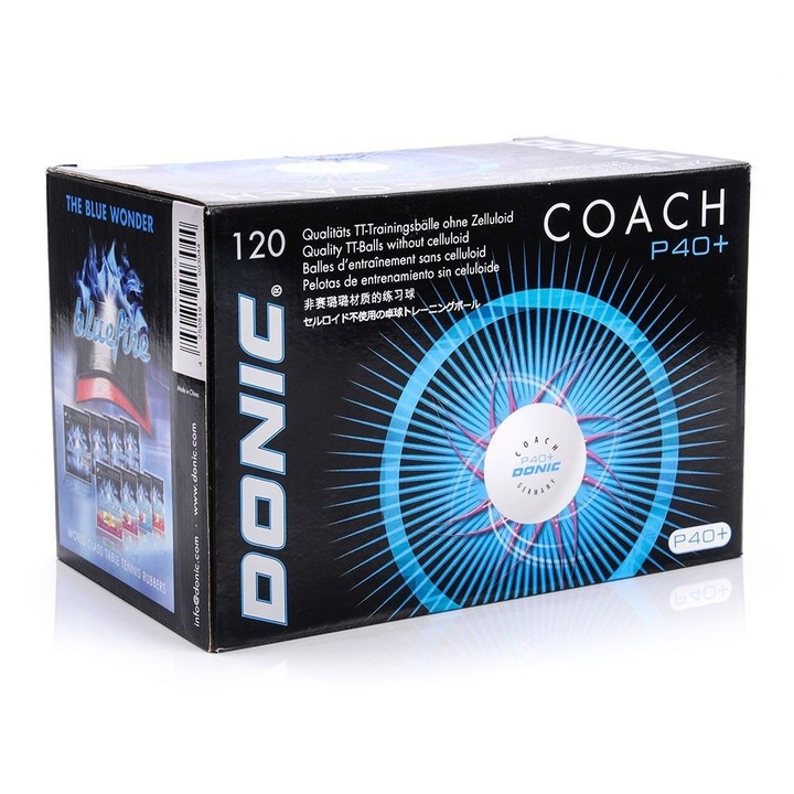Donic Coach P40+ cell-free edző pingpong labda 120 db-os