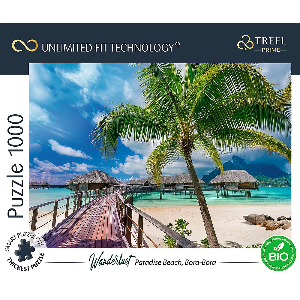 Puzzle Trefl Prime UFT - Insula paradisului, Bora Bora, 1000 piese