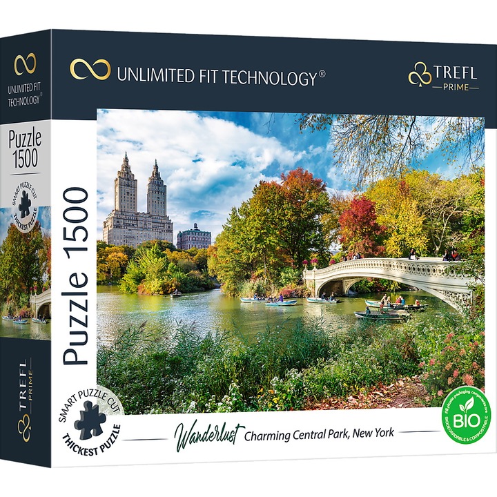 Пъзел Trefl UFT - Enchanting Central Park, 1500 части