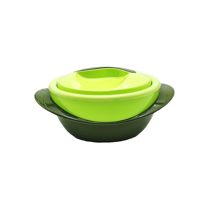 Caserola termica, verde, 0.6 l, oval
