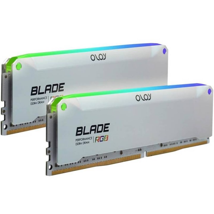 Memorie RAM pentru gaming, OLOy, WarHawk, DDR4, 2 x 16GB, 4000MHz, C19, Iluminare RGB, Rosu