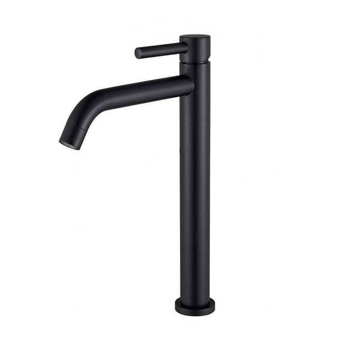 M6 fürdőszobai mosogatócsaptelep Black Slim