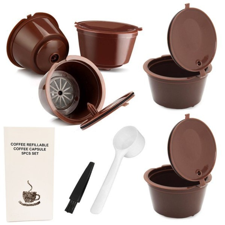5 db-os újratölthető kávékapszula Dolce Gusto kávéfőzőhöz