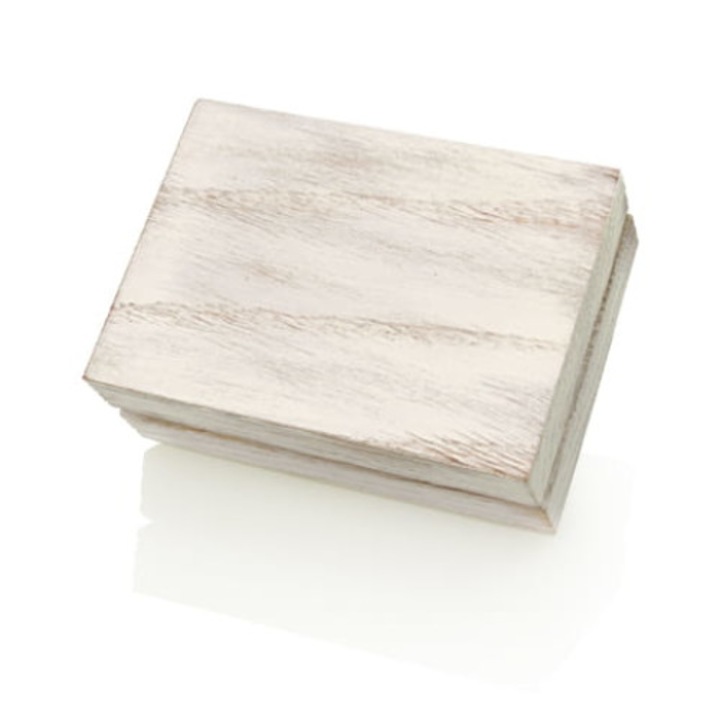 Suport stick USB, Foton, Lemn, Alb