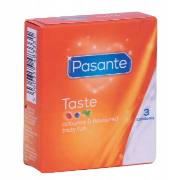 Prezervative, Pasante, Diverse arome, 3 buc