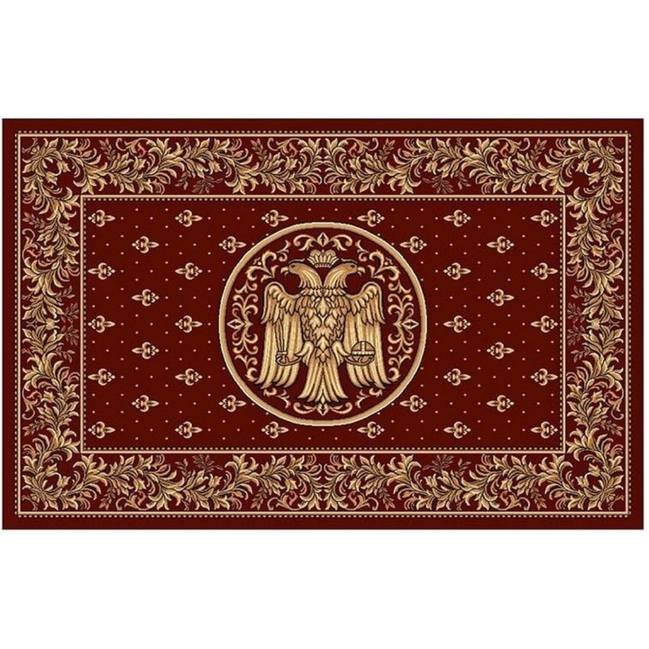 Covor Model Bisericesc, Lotos 15077, Rosu, 250x350 cm
